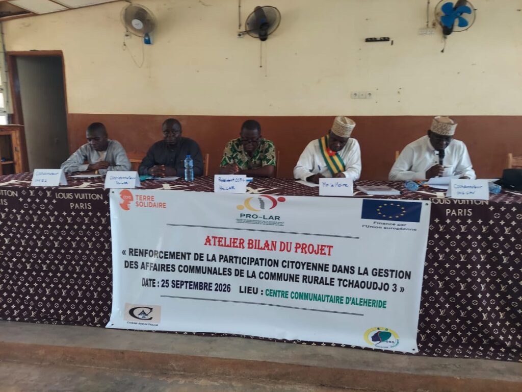 ALEHERIDE – ATELIER BILAN DU PROJET DE « RENFORCEMENT DE LA PARTICIPATION CITOYENNE DANS LA GESTION DES AFFAIRES COMMUNALES DE LA COMMUNE TCHAOUDJO 3 » — photo complémentaire 3