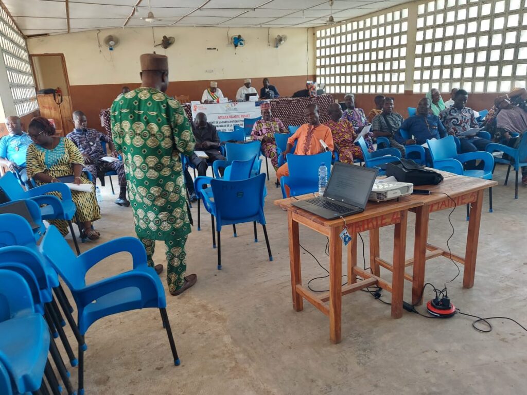 ALEHERIDE – ATELIER BILAN DU PROJET DE « RENFORCEMENT DE LA PARTICIPATION CITOYENNE DANS LA GESTION DES AFFAIRES COMMUNALES DE LA COMMUNE TCHAOUDJO 3 » — photo complémentaire 4